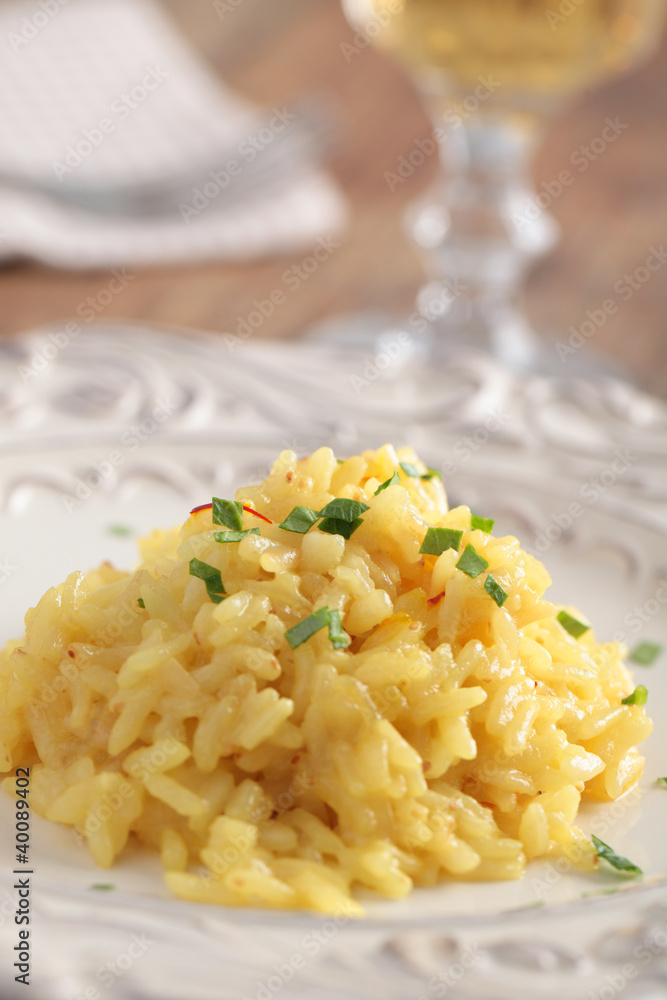 Saffron risotto Saffron risotto