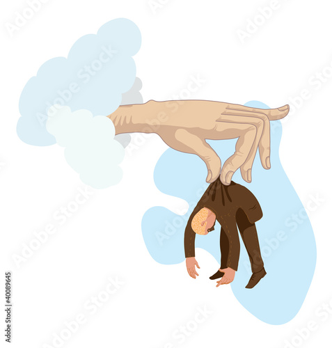 Employee getting fired - illustration