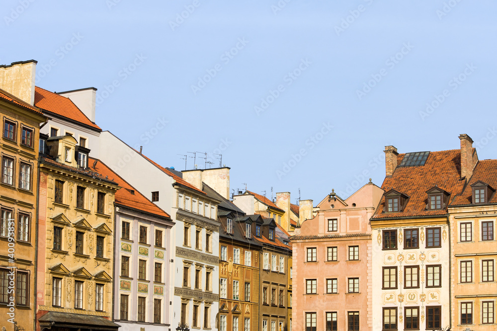 Old Town Houses in Warsaw