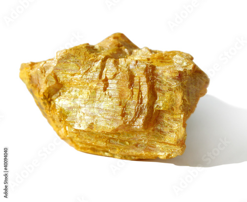 Mineral collection - orpiment, arsenic sulfide