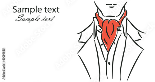 A retro silhouette of a man