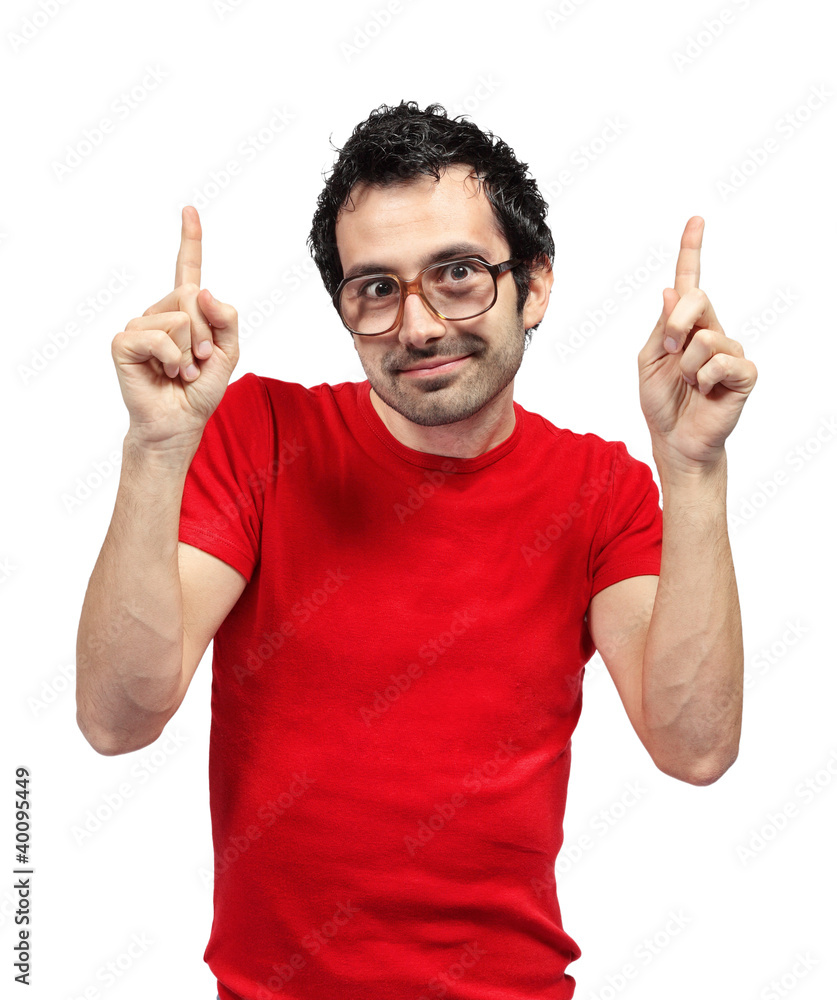 ragazzo maglietta rossa indica ragazzo maglietta rossa indica