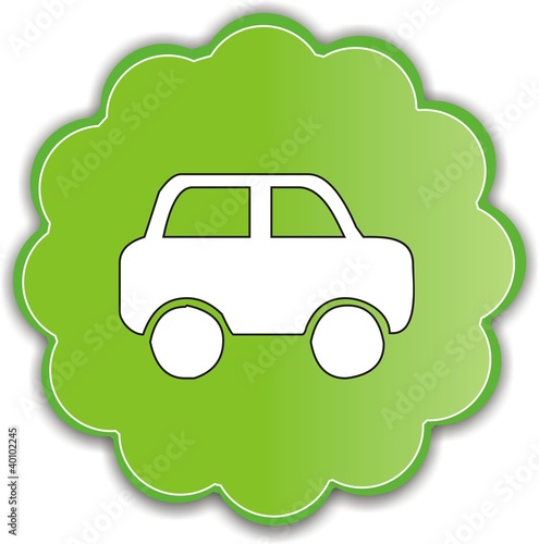 étiquette voiture