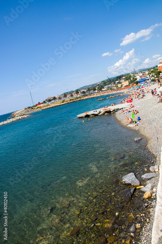 Strand in Imperia - Italien