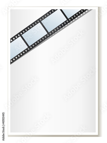 Blank photo, video template
