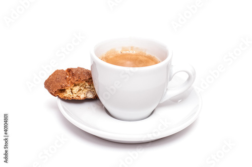 Tasse Espresso mit Cantuccini
