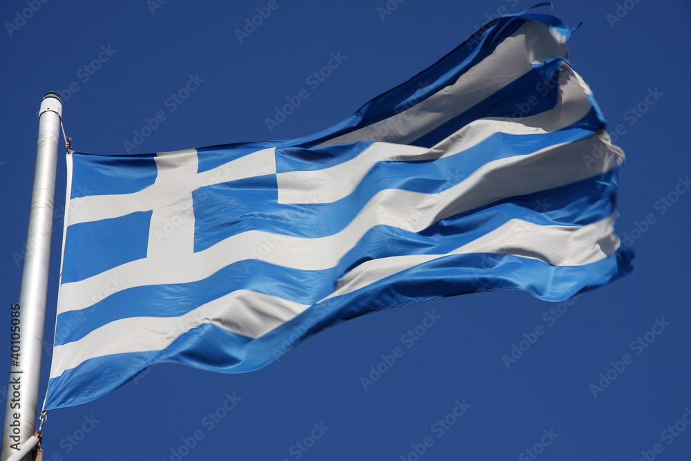 Obraz premium Flagge Griechenland