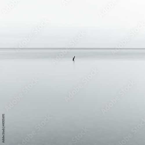 Sea landscape, minimalism