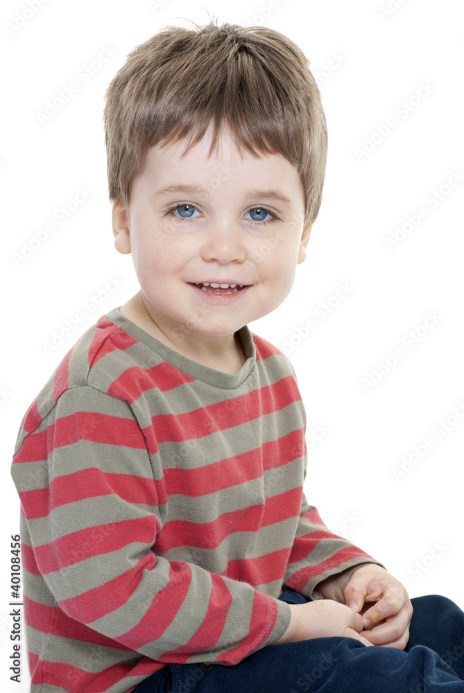 Adorable boy smiling to camera Adorable boy smiling to camera