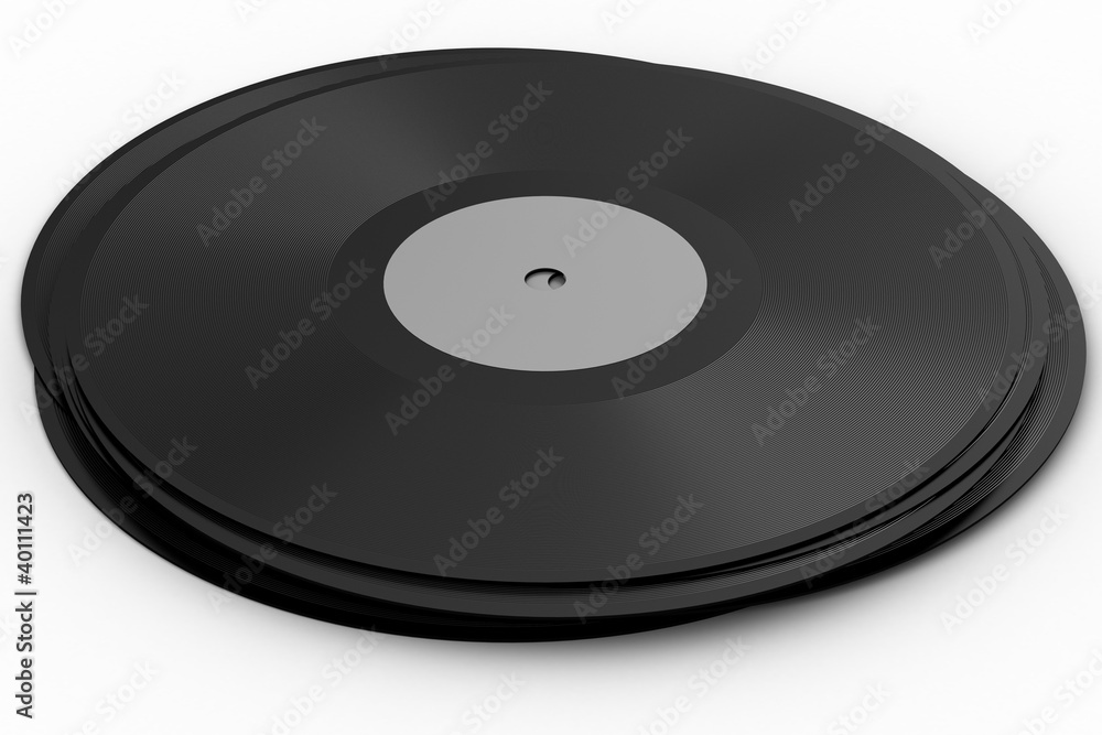 Black vinyl record lp album disc Black vinyl record lp album disc