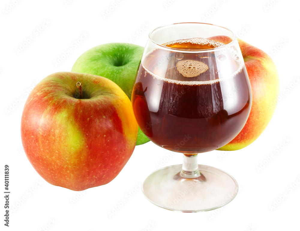Apple juice with apples Apple juice with apples