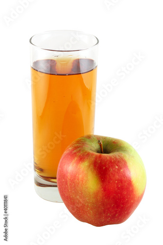 Apple juice with one apple