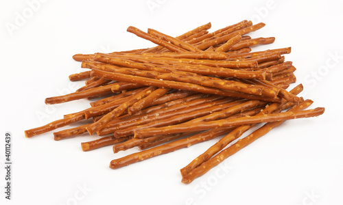 pile of pretzel sticks