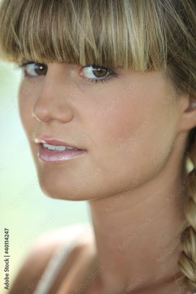 Fototapeta premium close-up of a woman