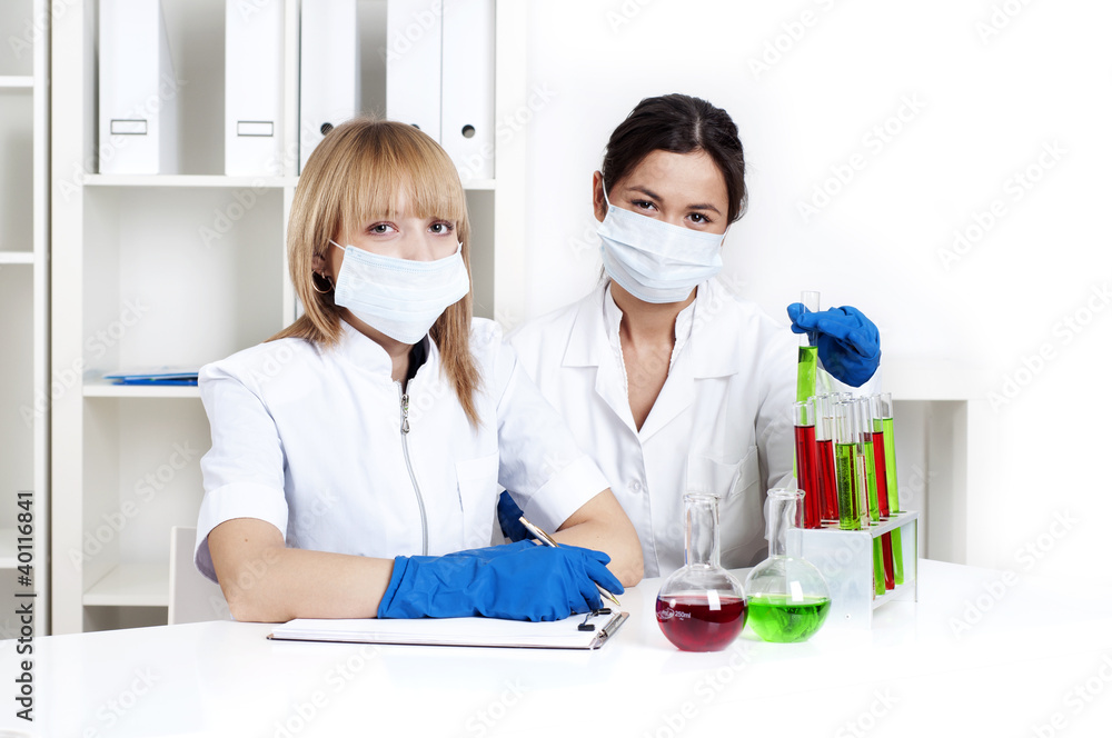 portrait of group chemists