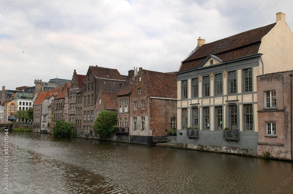urban landscape in Gent, Belgium