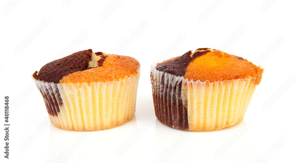 Two delicious cupcakes Two delicious cupcakes