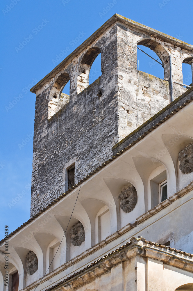 De Mari Palace. Acquaviva delle Fonti. Puglia. Italy. De Mari Palace. Acquaviva delle Fonti. Puglia. Italy.