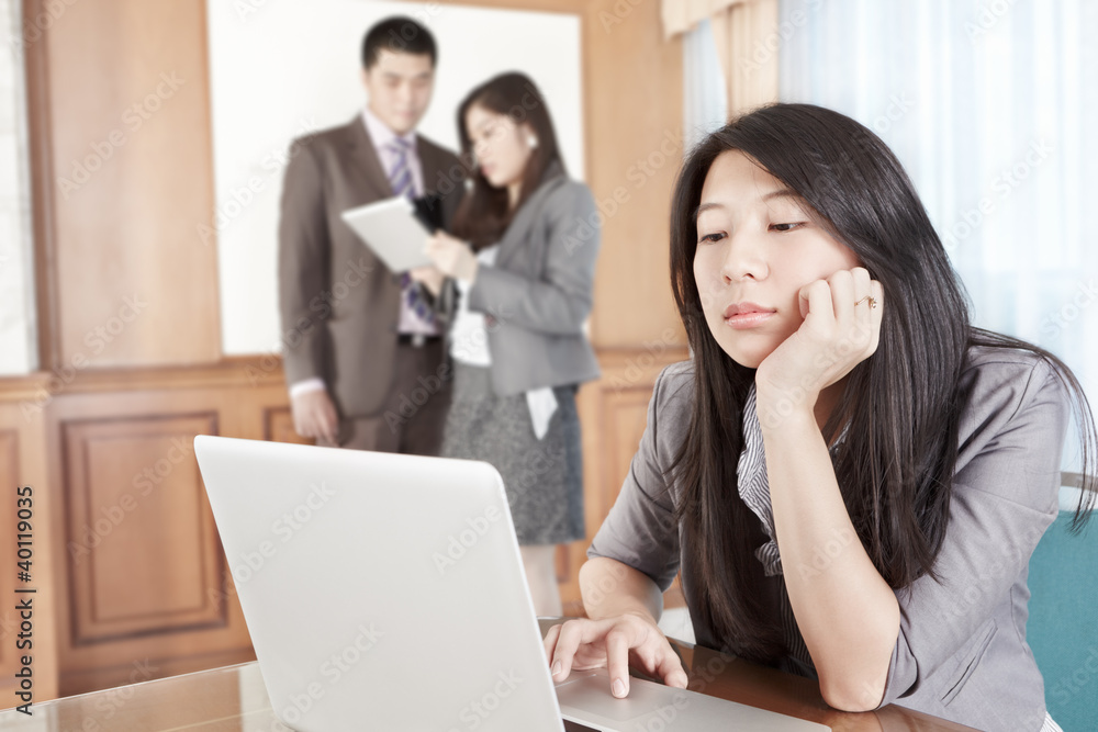 Asian businesswoman in the office Asian businesswoman in the office