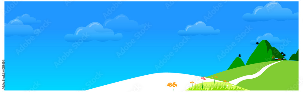 Green landscape Green landscape