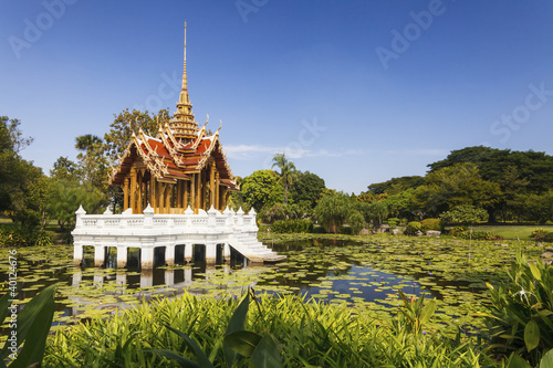 Thai temple on the water
