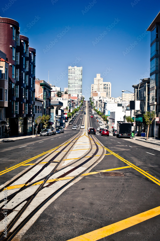Obraz premium California Street in San Francisco