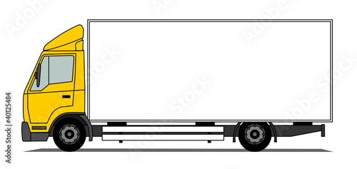 Middle box truck