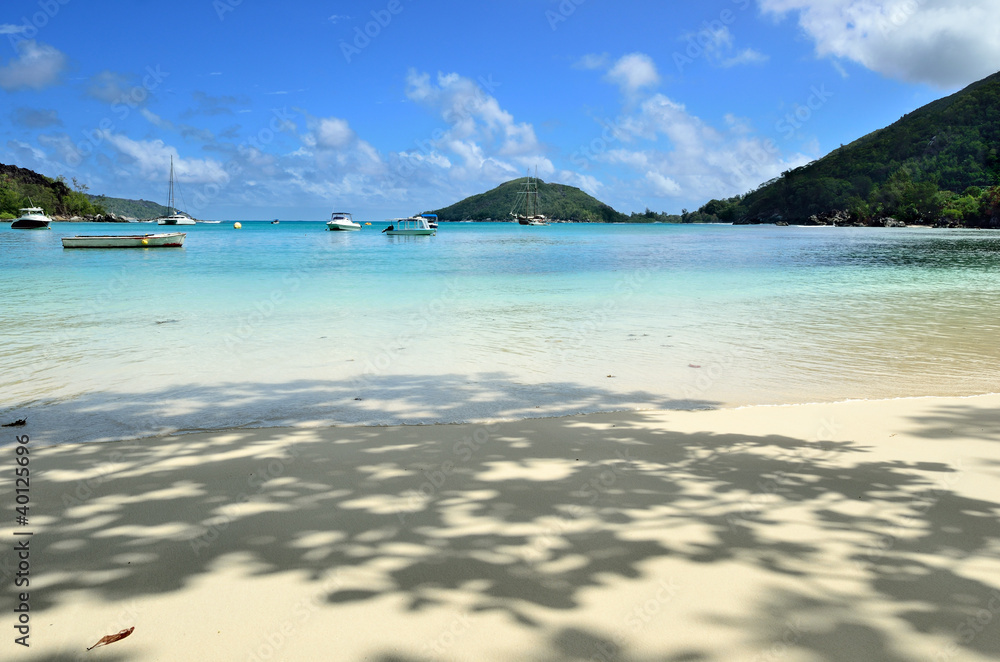 Fototapeta premium Tropical beach on Seychelles island