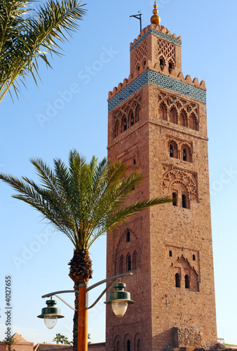 Mosque of Koutoubia, Marrakesh, Morocko. photo