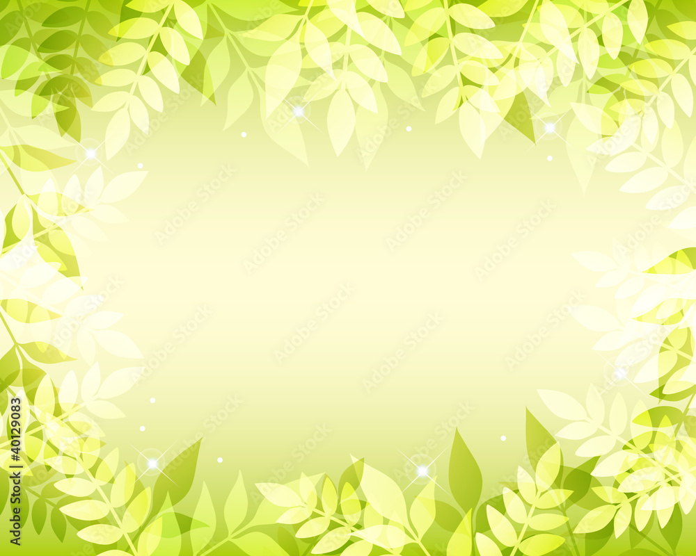 green background