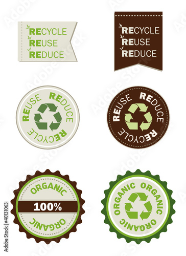 reuse recycle reduce organic seals, save the planet