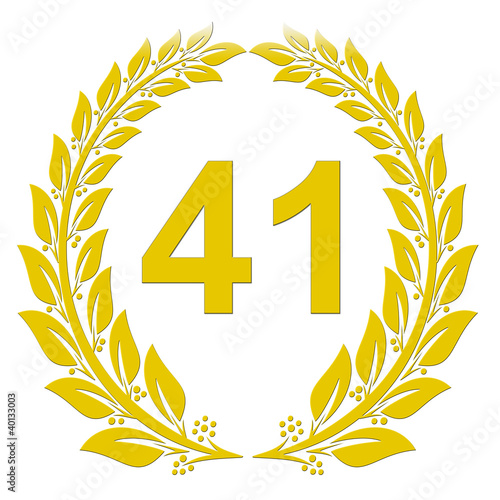 Lorbeerkranz Gold - 41