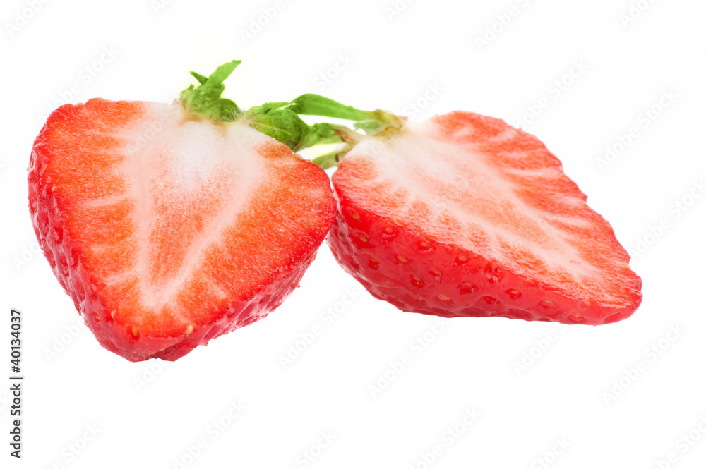 Strawberry isolated on the white background Strawberry isolated on the white background