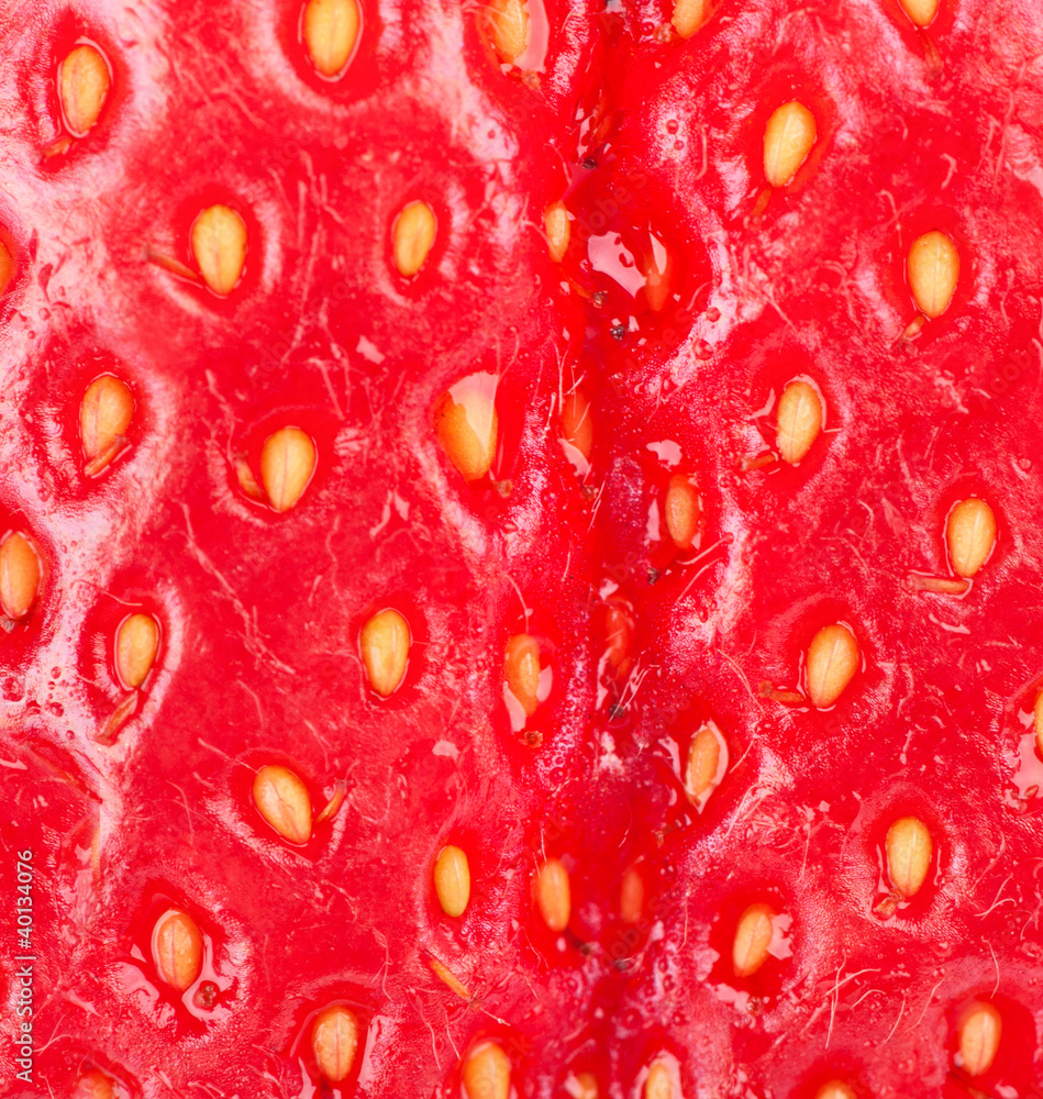 Strawberry macro closeup with shallow DOF Strawberry macro closeup with shallow DOF