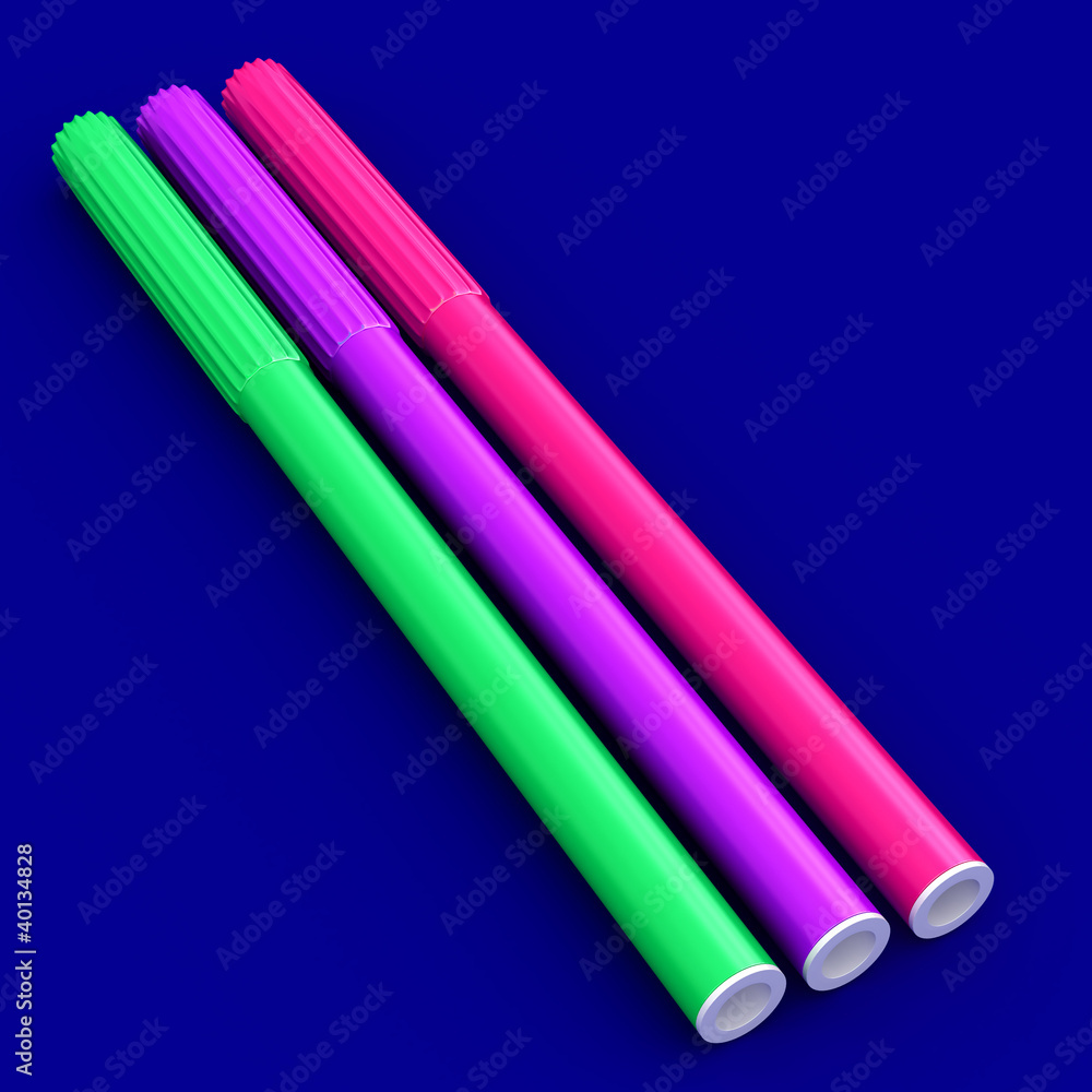 Bright markers Bright markers