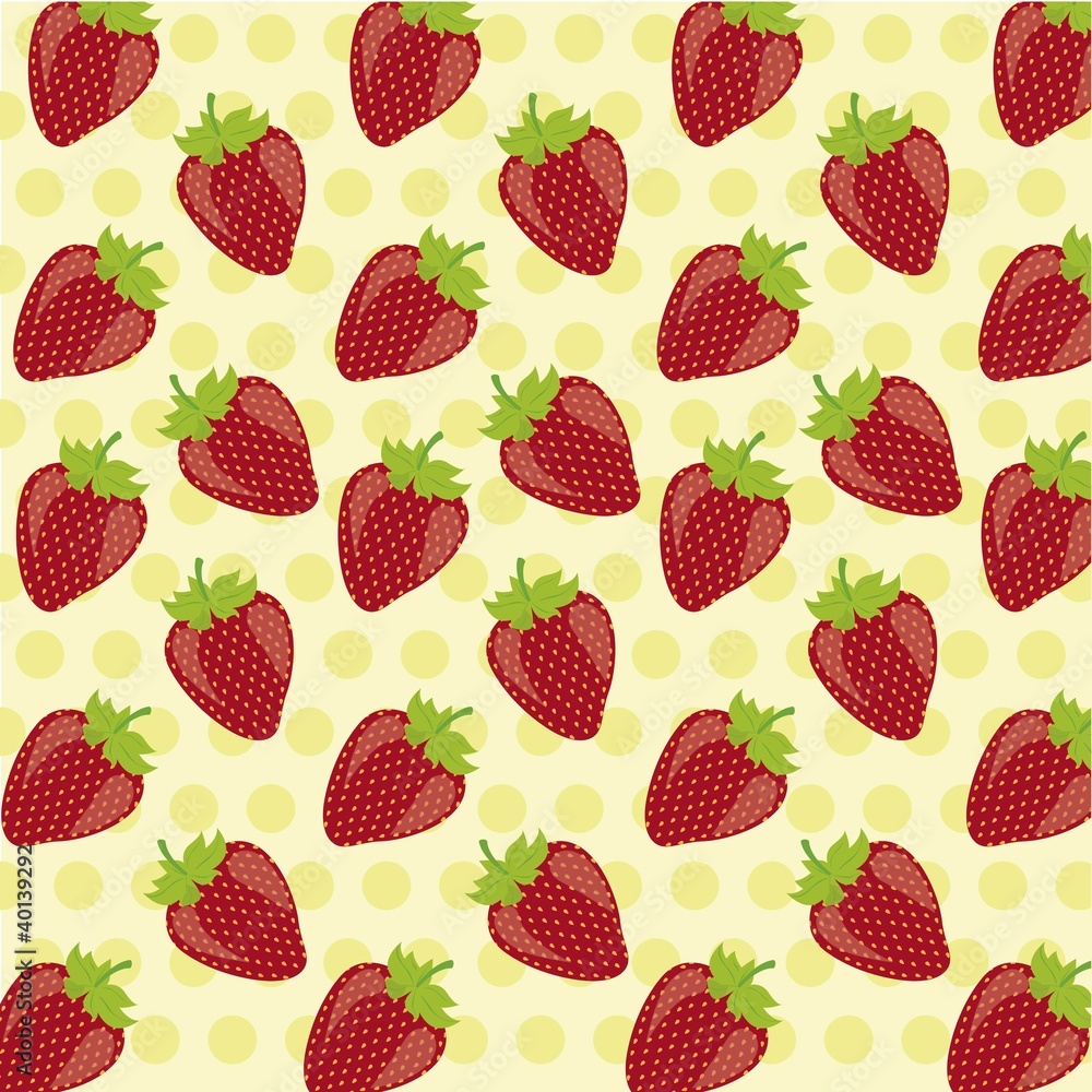 pattern of strawberries pattern of strawberries