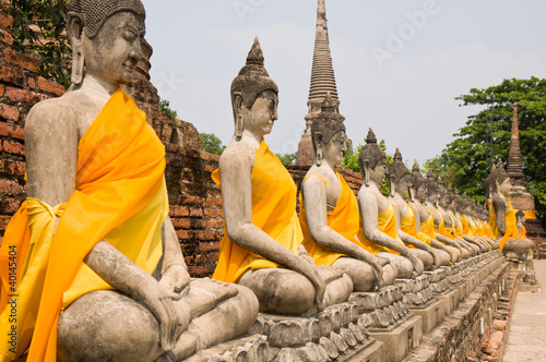 Portrait of a Buddha statue, Thailand