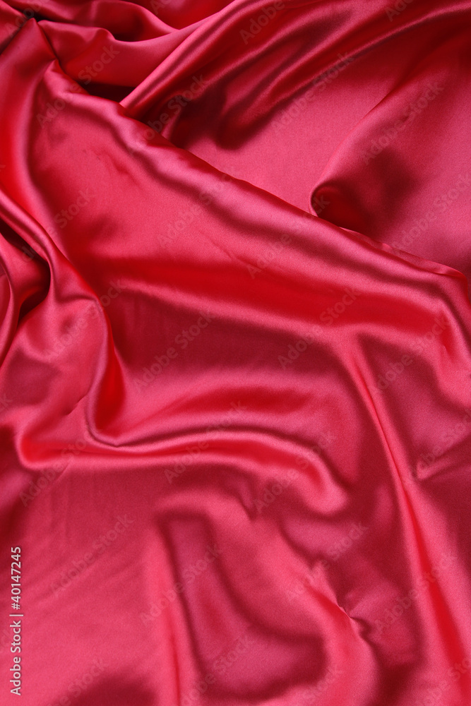 Red silk fabric texture background Red silk fabric texture background