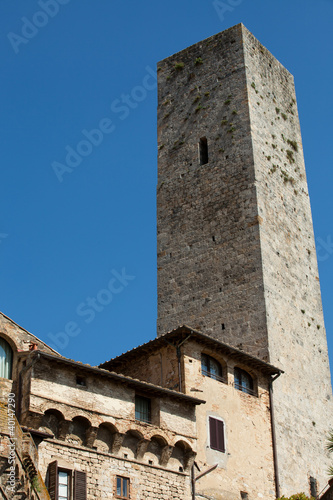 San Gimignano- small walled medieval hill town in the Tuscany