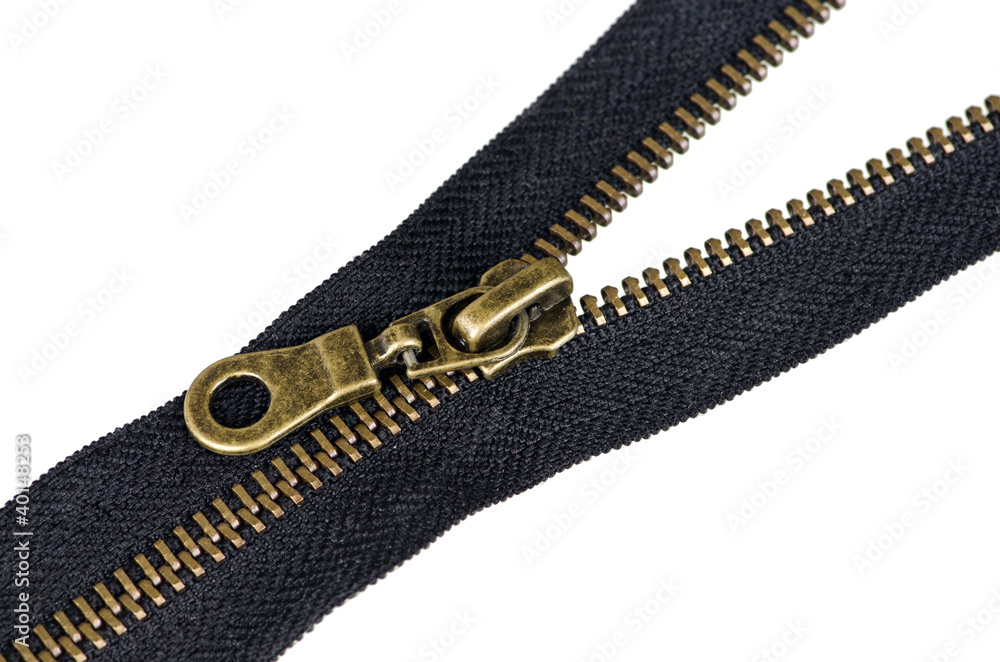 Black zipper Black zipper