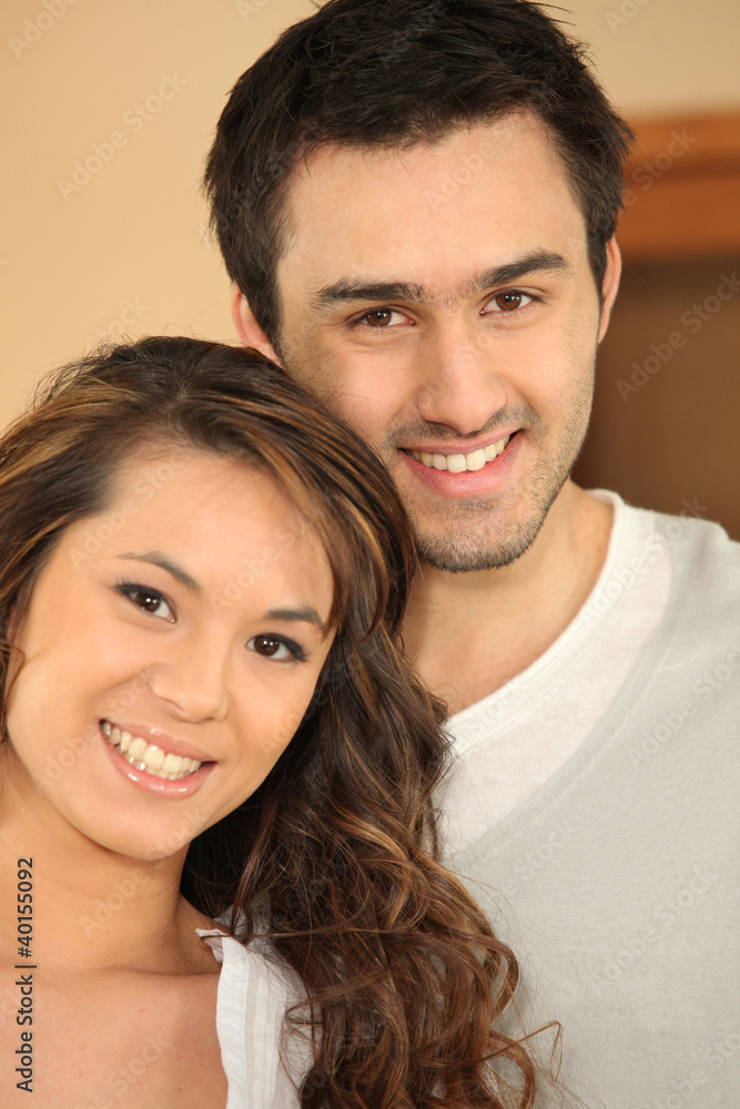 Portrait of smiling couple Portrait of smiling couple
