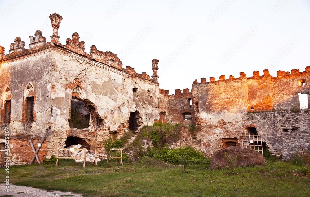 Medziboz castle ruins 3