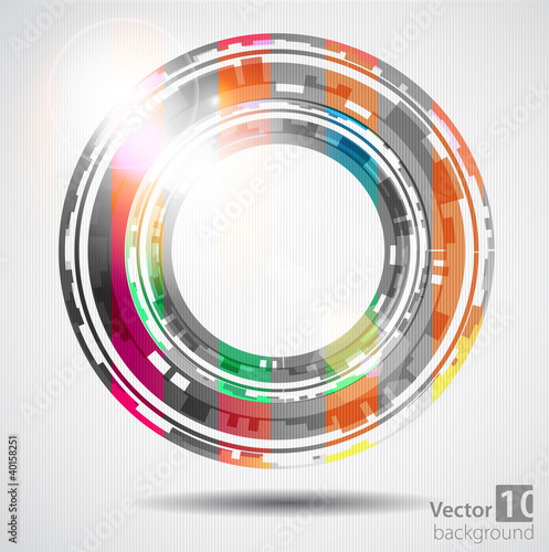 Abstract color background. Vector
