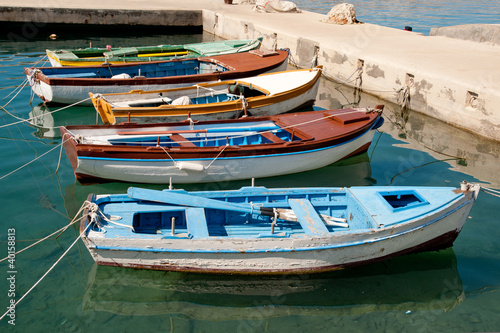 Wallpaper Mural Fishing boats in the crystal Adriatic water, Croatia Torontodigital.ca
