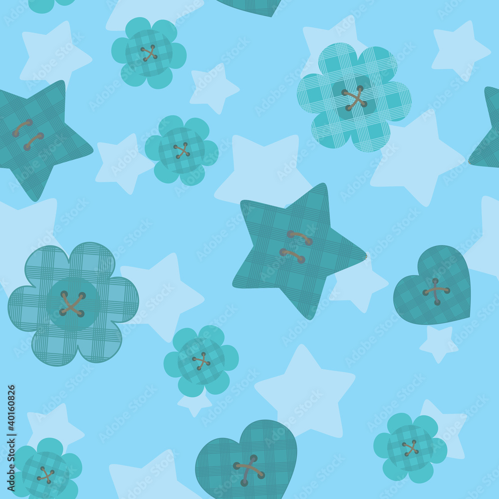 funny little buttons seamless pattern on evening background funny little buttons seamless pattern on evening background
