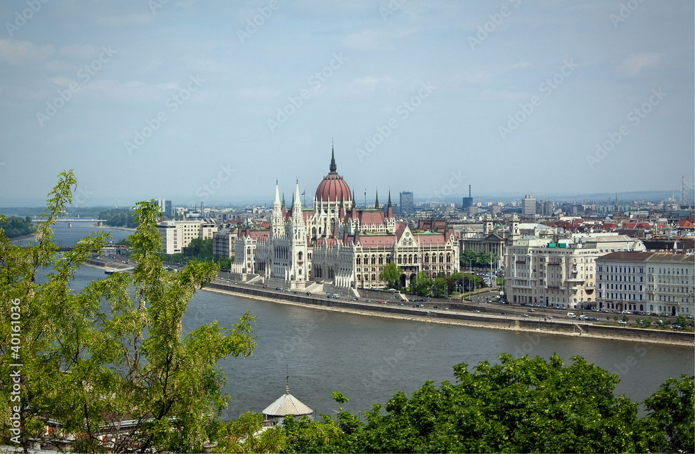 Budapester Parlament Aussicht