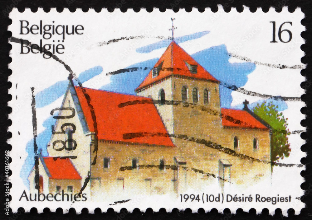 Postage stamp Belgium 1994 Church of St. Gery’s, Aubechies