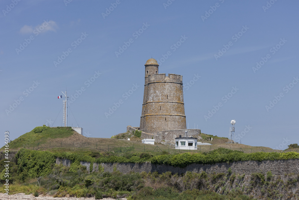 Fort de la Hougue with Lookout Tower and Radar Station