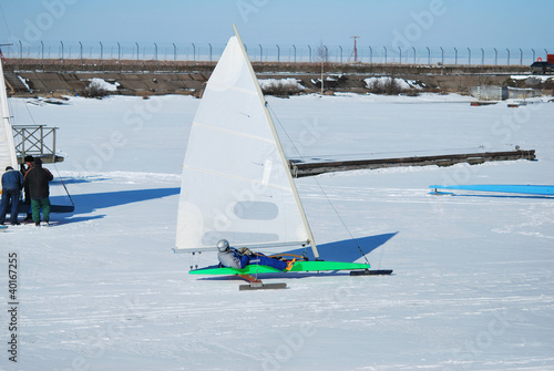 Racing Ice Boat