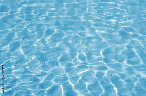 Shining blue water background